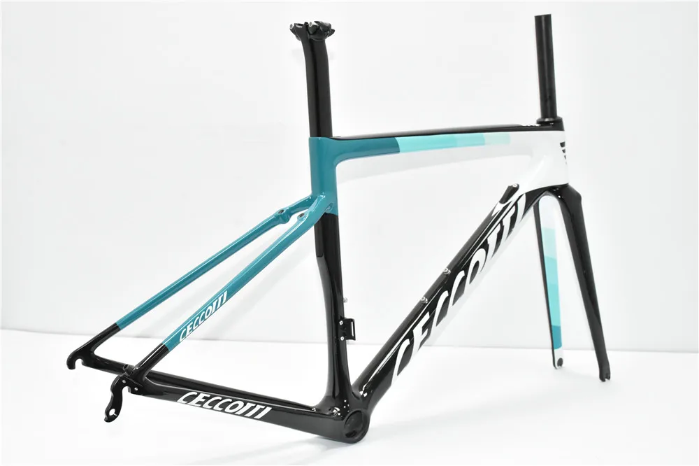 DC019 новая карбоновая рама для дорожного велосипеда ceccotti Toray PF30/BB30/BSA рама+ вилка+ подседельный штырь+ зажим+ гарнитура