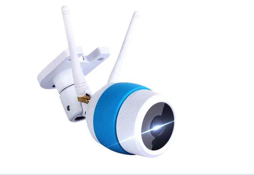HD Беспроводной Пуля IP Security Камера 720 P для внутреннего или открытый двойной Wi-Fi Поддержка TF карты, алюминий сплав Корпус