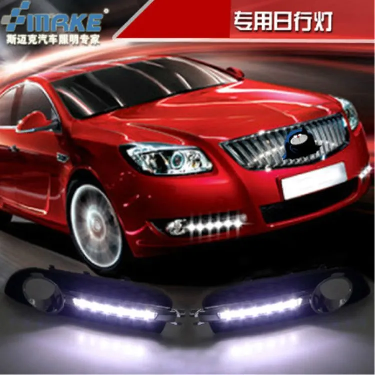 Автомобильный Стайлинг для 09-13 Buick Regal, дневной ходовой светильник, модифицированный Светодиодный дневной ходовой светильник, противотуманный светильник, индикатор ширины