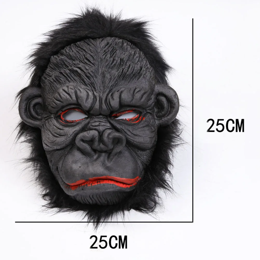 1pc Orangutan Mask Costume Prop Face Mask for Cosplay Costume Party Halloween Masquerade Stage Performance