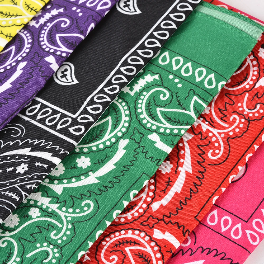 Hip Hop Bandana for Man Women Outdoor Headbands Wrist Wraps
