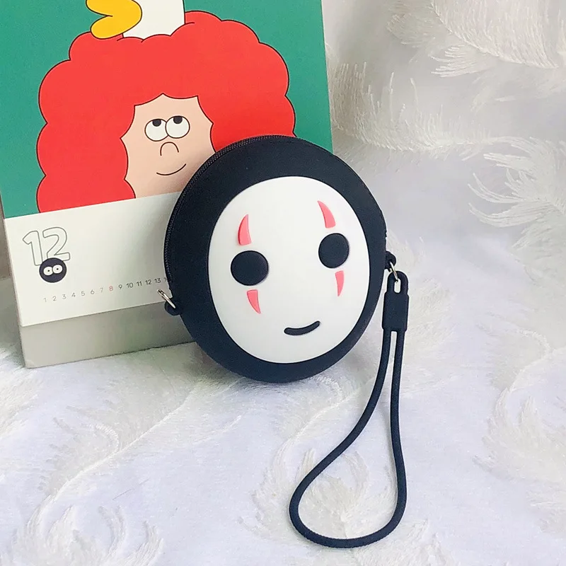 Модные женские кошельки Kawaii С мультяшным рисунком силиконовая Косметическая