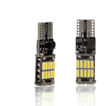 

2X Bombillas LED T10 W5W 26smd 4014 Xenon Blanco Lamparilla Canbus Anti Error Coche