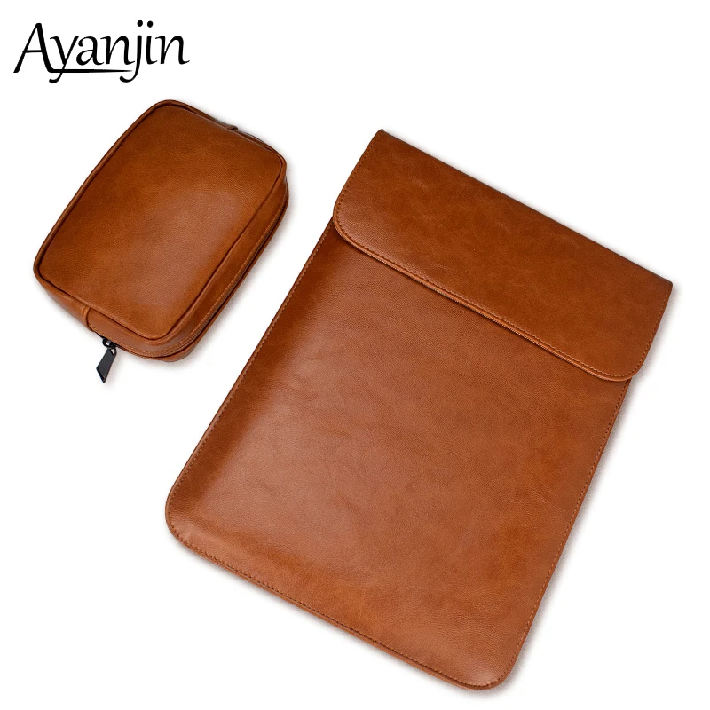 Fashion PU Leather Laptop Sleeve Bag For font b Macbook b font Air 13 Pro 11