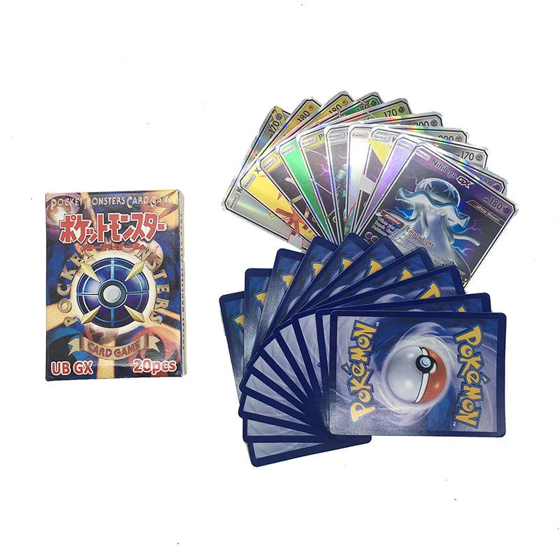TAKARA TOMY Pokemon 20 шт. GBC чехол флэш-карта 3D версия Классический плед флэш-карта коллекционный Подарок детская игрушка