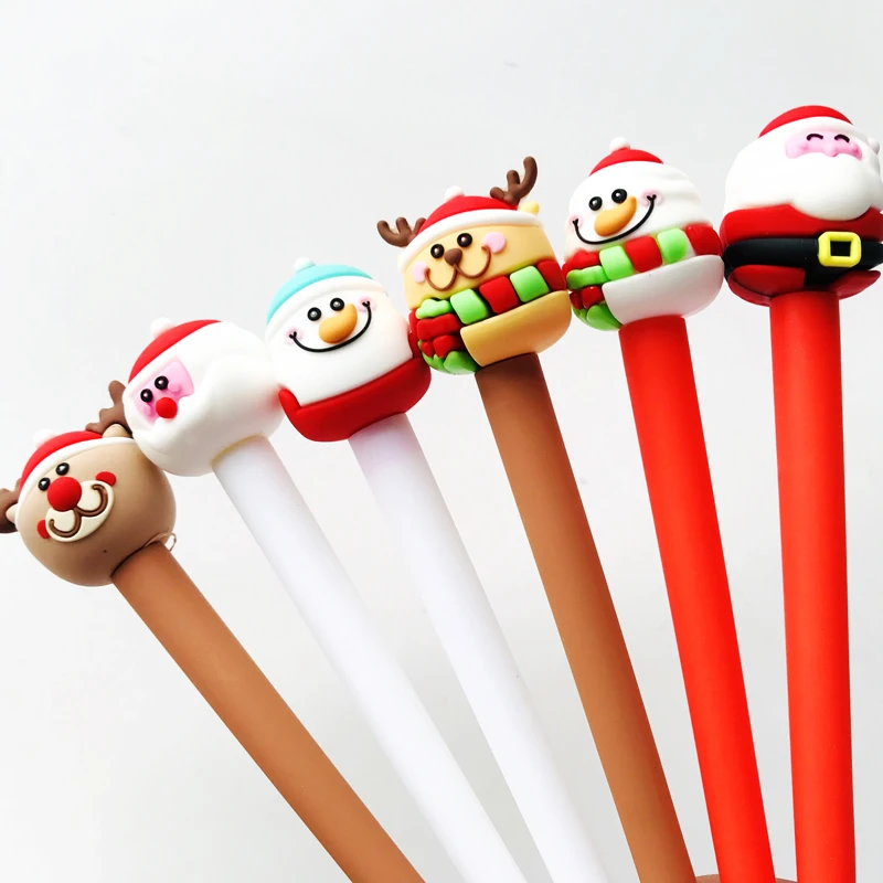 

1X Christmas Santa Claus Gel Pen Rollerball Pen Writing Pen School Stationery