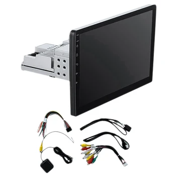 

Adjustable 10inch HD Android 9.1 Car Stereo Radio GPS Navigation Universal 1 Din Car Quad-Core Multimedia Player