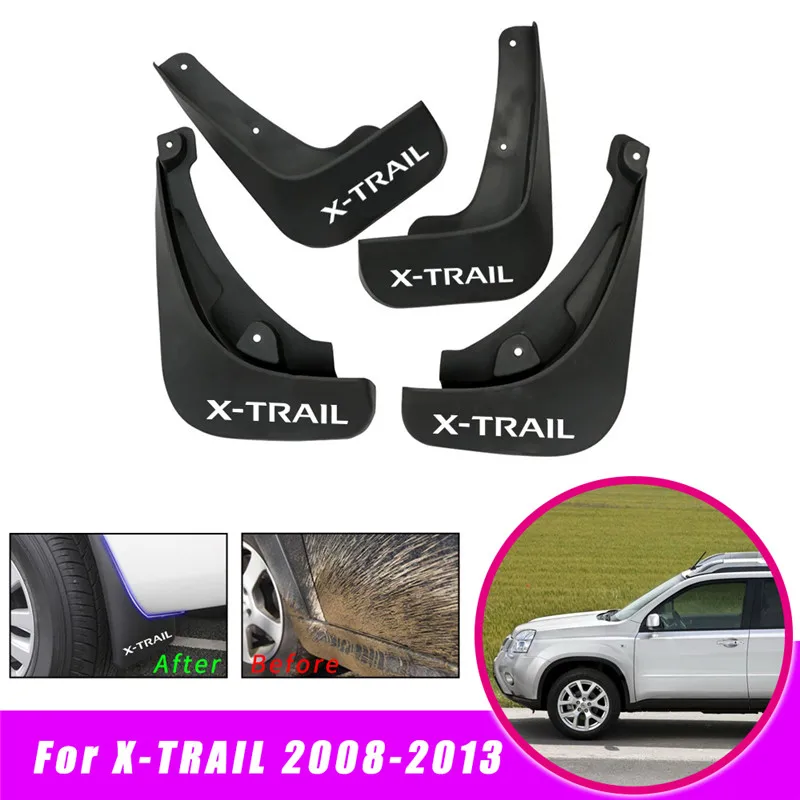 Брызговики для Nissan X-Trail 2008-2013 Брызговики автомобильные аксессуары 4 шт