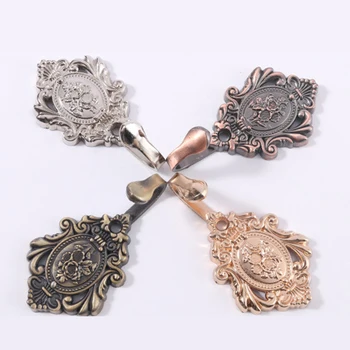 

Vintage Style Wall Hanging Coat Hooks Metal Curtain Tieback Holders Decorative Curtain Tiebacks Hooks 2Pcs BJStore