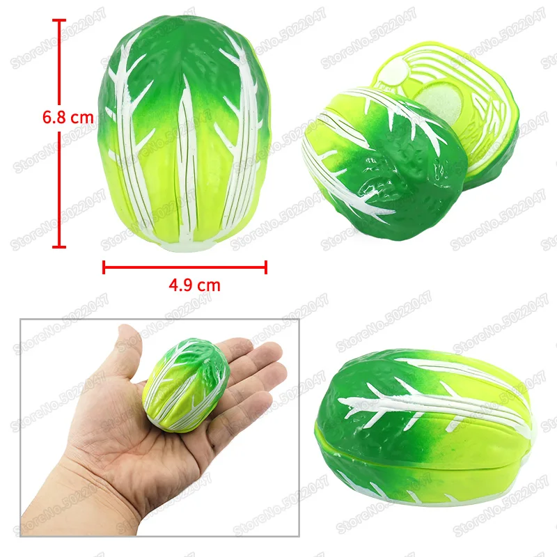 

Girl Kitchen Vegetables Mini Chinese Cabbage Model Character Play Game Cooking Cutting Safety Diy Childrens Christmas Gifts Toys