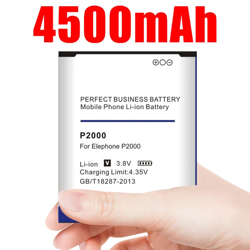 Аккумулятор Elephone P2000 4500 мАч для P2000C|Аккумуляторы мобильных телефонов| |