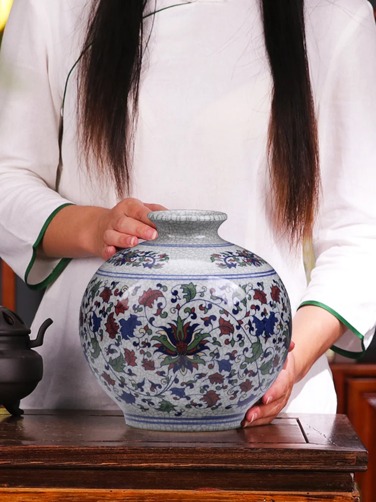 Цзиндэчжэнь керамика фарфоровая ваза для бутылок украшение синий и белый античный разноцветный традиционный ручной работы 7 моделей