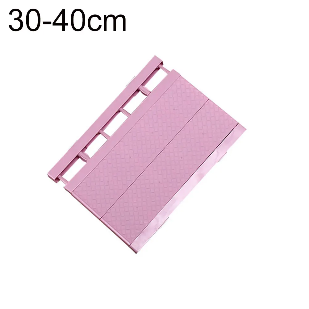 Разделительная доска, держатель для хранения, стеллаж, выдвижной шкаф для одежды ванная разделительная полка, стеллажи, аксессуары для дома, Estante Repisas - Цвет: Pink1