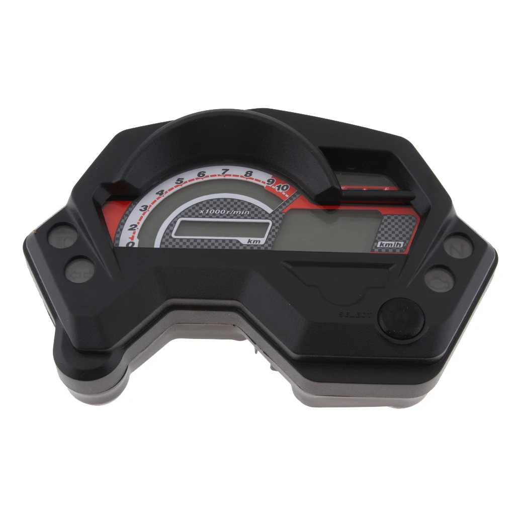 

Motorcycle LCD Screen Odometer Digital Speedometer Gauge LED Backlight Indicator Light for Yamaha FZ16 FZ 16