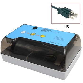 

ABS Ducks Birds For Chicken Temperature Control Digital Display Farm Slide-Turning Breeder Automatic Eggs Incubator LED Light