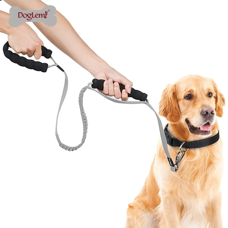 

Big Dog Telescopic Traction Sling Dog Training Safe Rope Dog Chain Proof Punch Buffer Ultra-stretch Pet Traction Rope