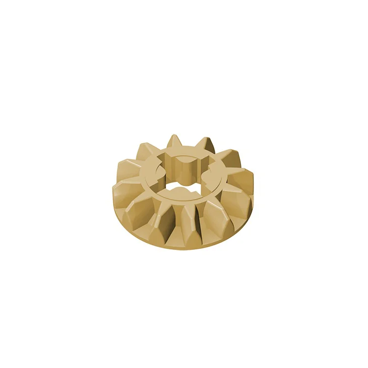 20PCS/lot Gear 12 Tooth Bevel With Axle Hole High-tech Part 6589 Accessorie Compatible With Lego Building Blocks Toy For Diy