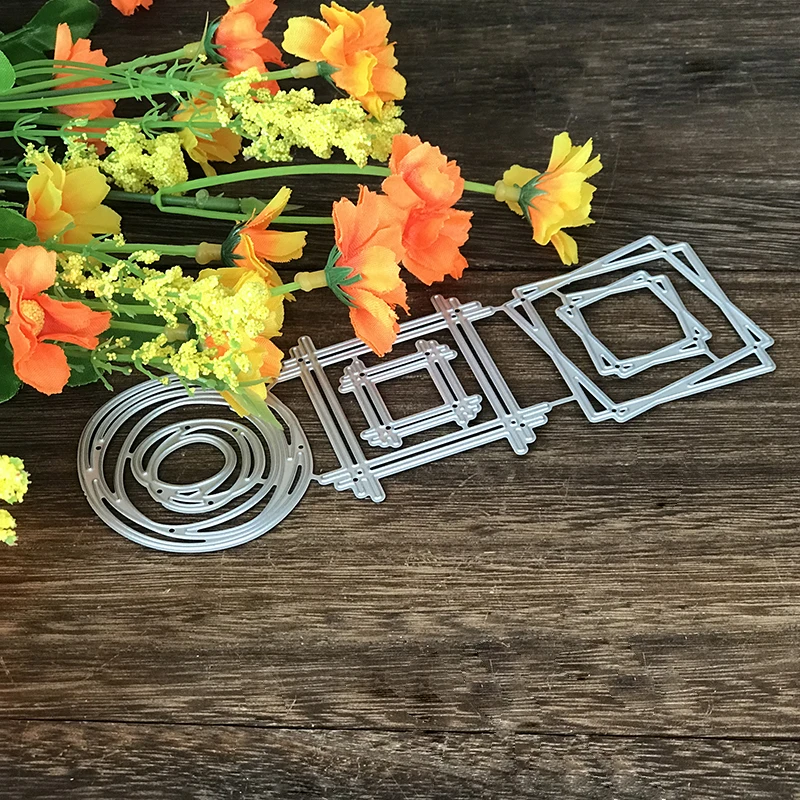 

Frame Dies Collection Metal Cutting Dies Scrapbooking Album Decoration Stamps and Dies for Card Making Craft Dies Cut new 2019