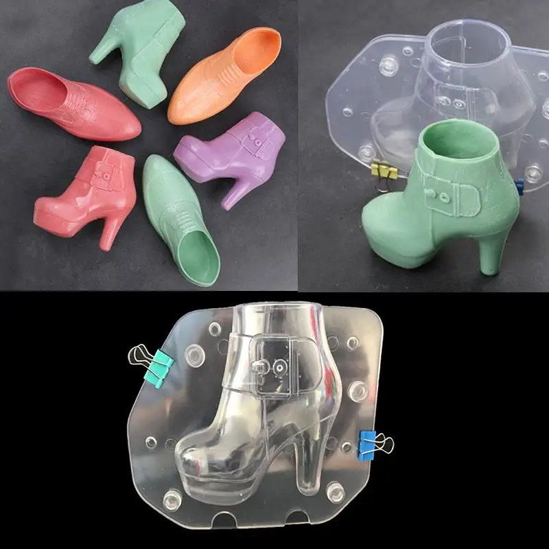 3D женские ботинки шоколадная форма леди обувь конфеты формы для пирожных сделай сам украшения инструменты