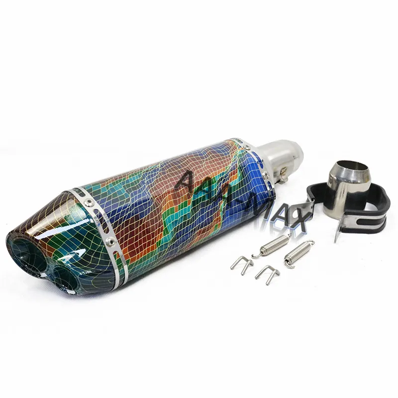 Для akrapovic Yoshimura глушитель для мотоцикла труба для VESPA GTS300 946 LX150 piaggio mp3 acerbis ybr pcx nmax 125 cbr125 - Цвет: L85