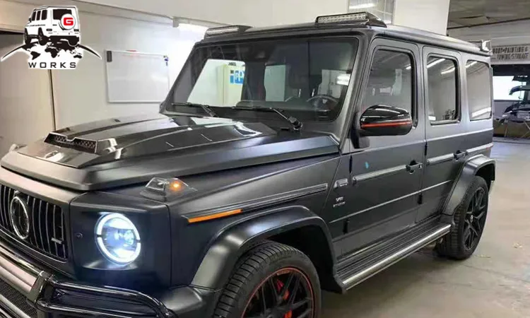 W463A светодиодный светильник на переднюю крышу для g-класса-2019year B-style, светодиодный светильник из сухого углеродного волокна