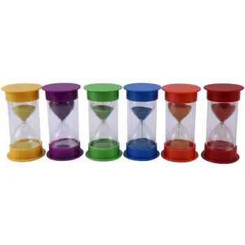 

Sand Timer, Acrylic Hourglass Timer Colorful Sandglass Timer Sand Clock Timer for Games Classroom Home