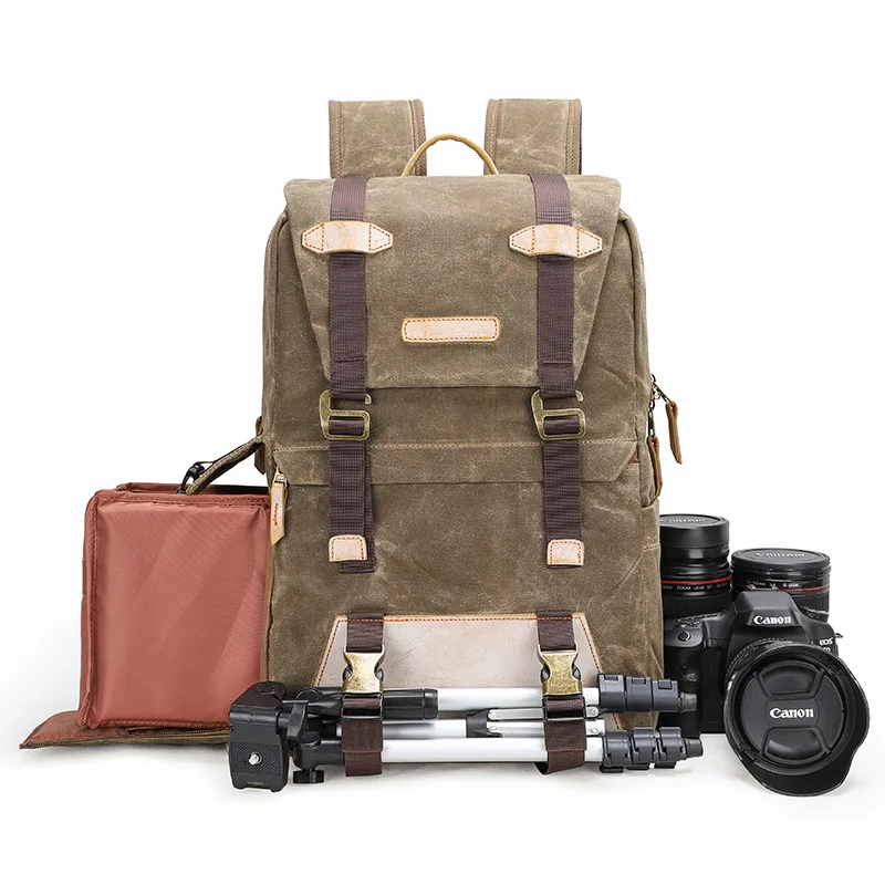 

Photography xiang ji bao Retro Waterproof Canvas Casual Lens Pouch Single-lens Reflex Camera Canon Digital Backpack Camera Bag