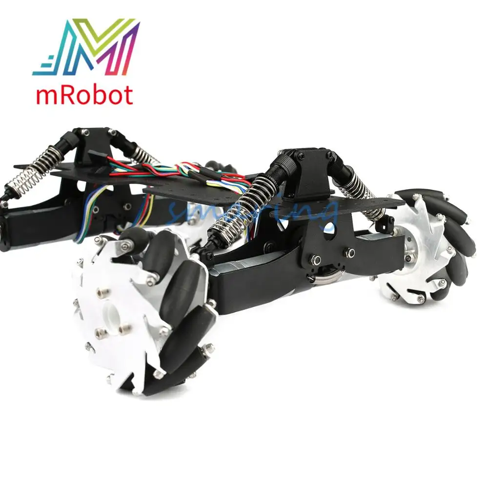 Smart Robot Car Chassis with 4Pcs Motor Mecanum Wheels 12V High Torque Motor for Arduino