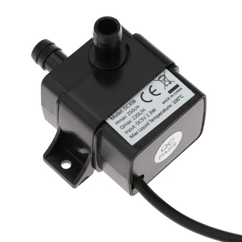 

New Mini USB DC5V 2.3W Micro Brushless Water Oil Pump Waterproof Submersible Fountain Aquarium Circulating 220L/H Lift 250cm