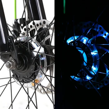 

Colorful LED Bicycle Wheels Hub Light Intelligent Bike Wheel Light Waterproof Safety Cycling Light Spoke Light