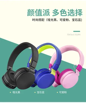 

Headphones Wearing Lectures Noise Reduction Computer Headset Game Learning CHILDREN'S Cartoon Earphones