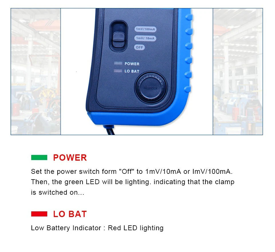 Hantek AC/DC токовые клещи для осциллографа CC-65 CC-650 20 кГц/400 Гц полоса пропускания 1МВ/10мА 65А/650а с BNC вилкой