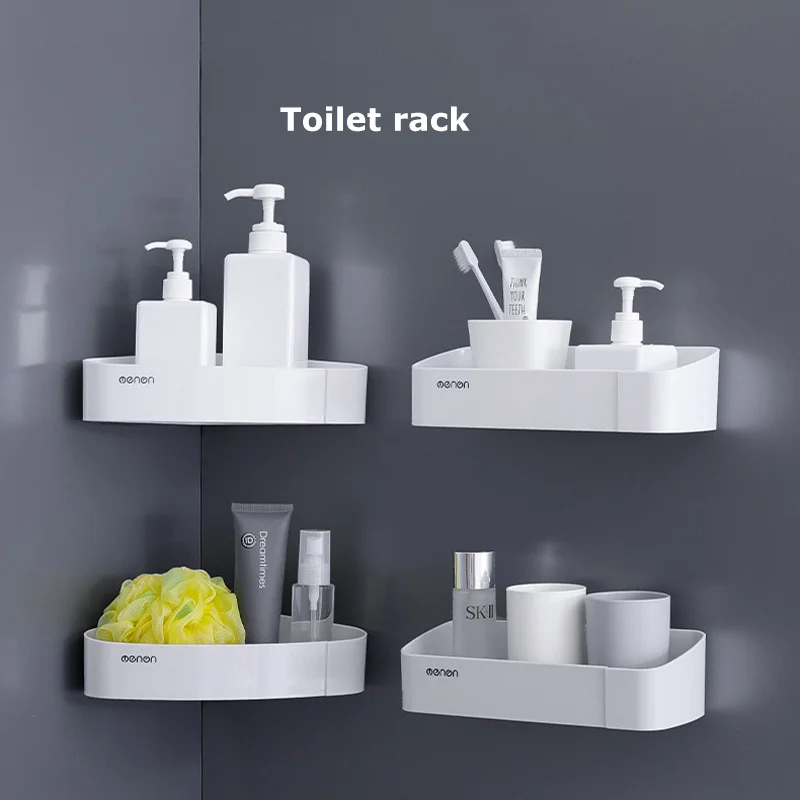 Bathroom Shelf No drill Corner Corner Triangle Shelf Shower Storage
