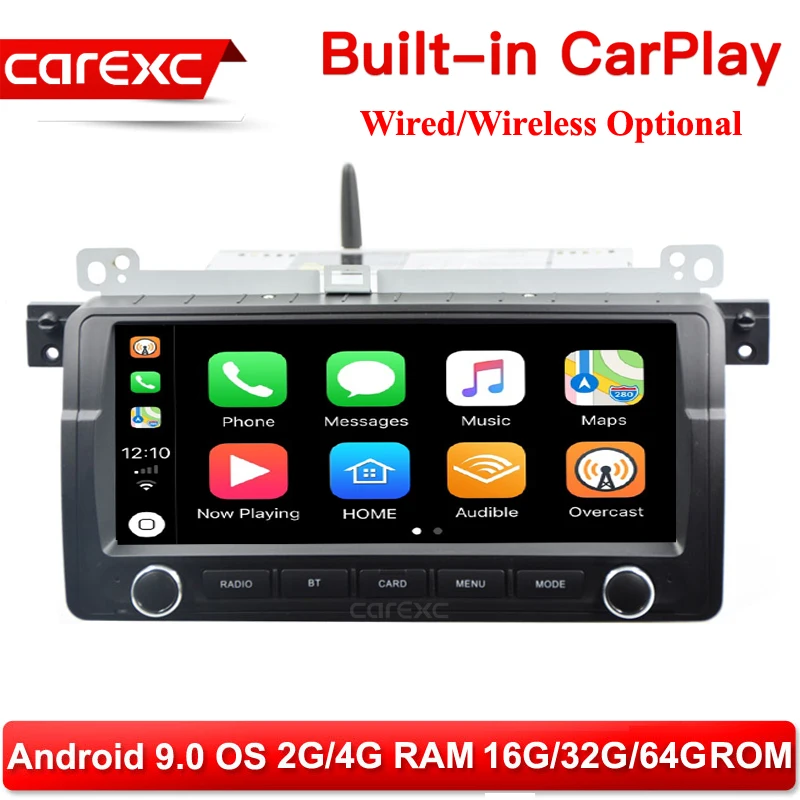 

AutoRadio Car Multimedia Player 1 Din Android 9.0 For BMW E46 M3 Rover 75 coupe 318/320/325/330/335MGZT GPS Navigation head Unit