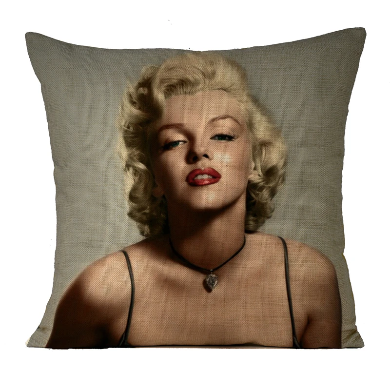 Marilyn Подушка с изображением Монро наволочка супер качество белье Монро портрет наволочки для диванной подушки диване подушки декоративные наволочки - Цвет: 3