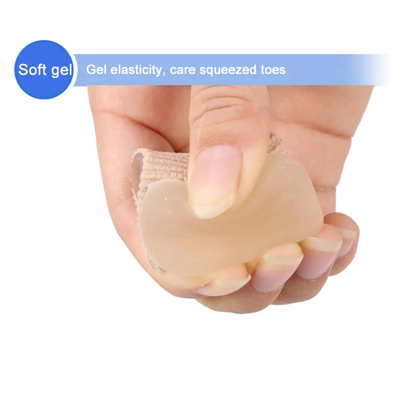 1 Pair Bunion Toe Separator Orthosis Support Foot Care Elastic Silicone Hallux Valgus Corrector Dropshipping SMJ