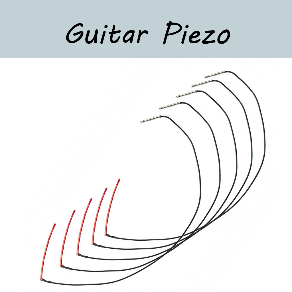 

5PC Guitar Soft Piezo Pickup For Fishman EQ +Acoustic Guitar Piezo Bridge Pickup