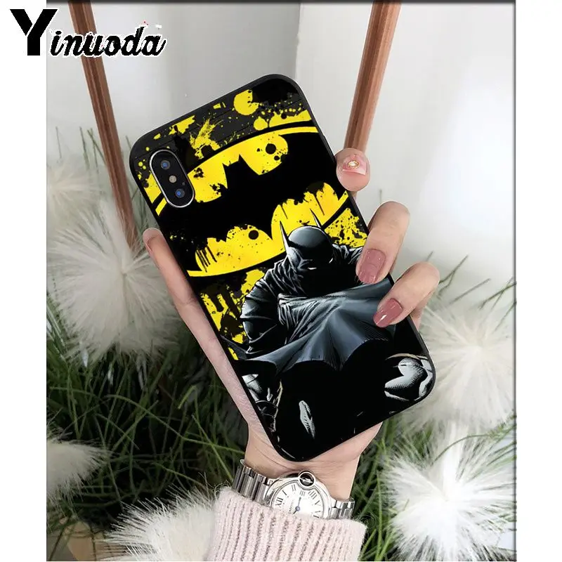 Yinuoda Batman Joker Comic TPU Soft Silicone Phone Case Cover for iPhone 8 7 6 6S Plus 5 5S SE XR X XS MAX Coque Shell