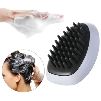 

Silicone Hair Washing Comb Scalp Cleaning Scalp Massage Brush Stress Release Body Spa Shower Massage Tool