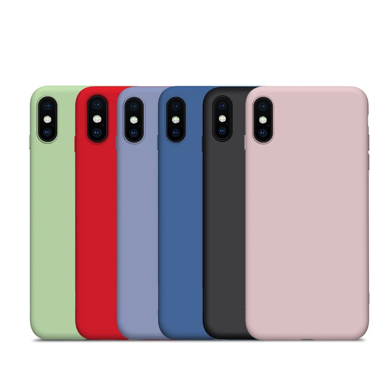 

2019 Liquid silicone Phone case For Iphone XI XIR XI MAX 2019 Case For Iphone X XS MAX XR Conque For Iphone 8 7 6 6s plus cover