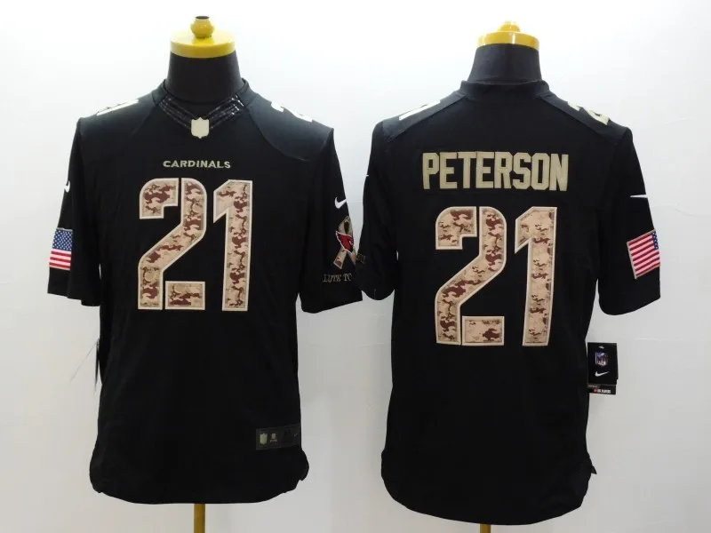 Arizona,Carson Palmer 11 Larry Fitzgerald,Patrick Peterson,Tyrann Mathieu,Justin Bethel Jersey - Цвет: Многоцветный