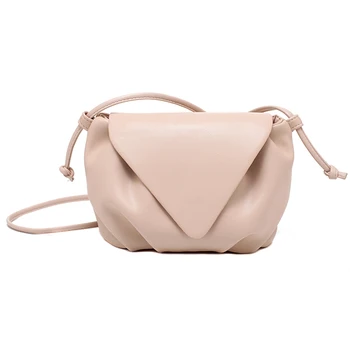 

Bags for Women 2020 New In Crossbody Easy Matching Wrinkle Solid Flap Bag Personality Niche Designer Fashion Lady Shoulder Bag