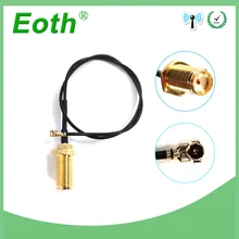 500 штук в партии 20 см шнур UFL к RP SMA разъем антенна WiFi Соединительный кабель IPX к RP-SMA мама к IPX 21 см