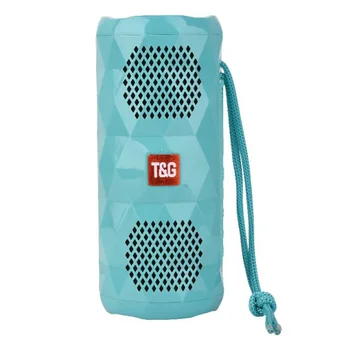 

Wireless Bluetooth Speaker Portable Bass Color Cool Polygonal Design Waterproof Speaker Supports FM Radio TF Card