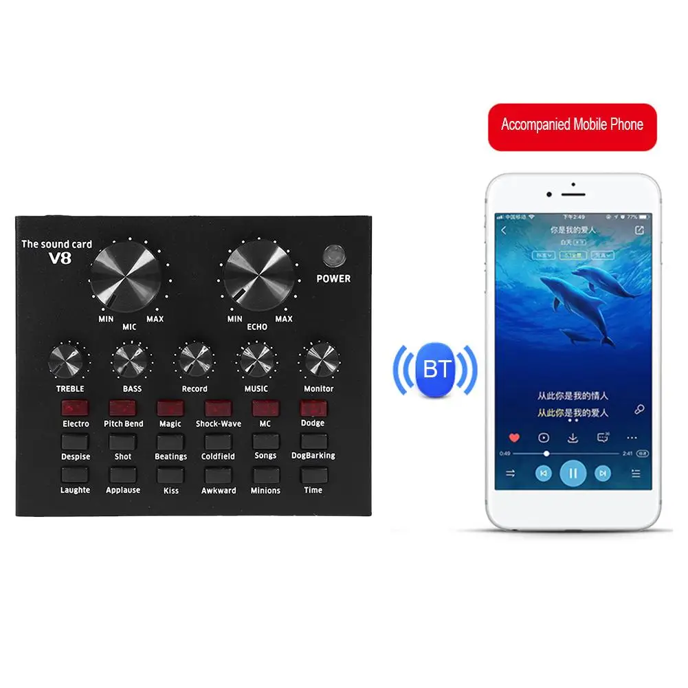 Bluetooth-гарнитура V8 с микрофоном и USB-портом | Компьютеры офис