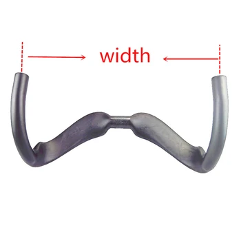 

Lightweight Full Carbon Fiber Bike Drop Bar Handlebar Cycling 31.8mm Road Bike Upgrade Replacement Handlebar