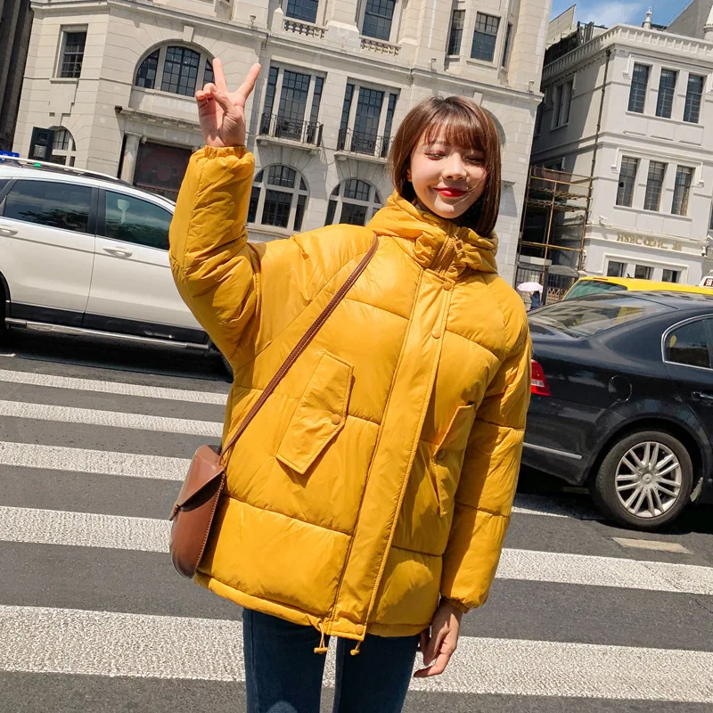 

Cotton-padded Clothes Women's Short Winter New Style Korean-style WOMEN'S Wear Cotton Jacket Large Size Loose Thick Cotton Coat