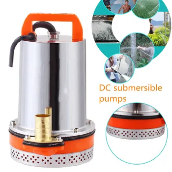 

DC 12V 50L/M Submersible Clean Dirty Water Pump Electric Submersible Well Pump Single Suction Swimming Pool Pond Flood Drain