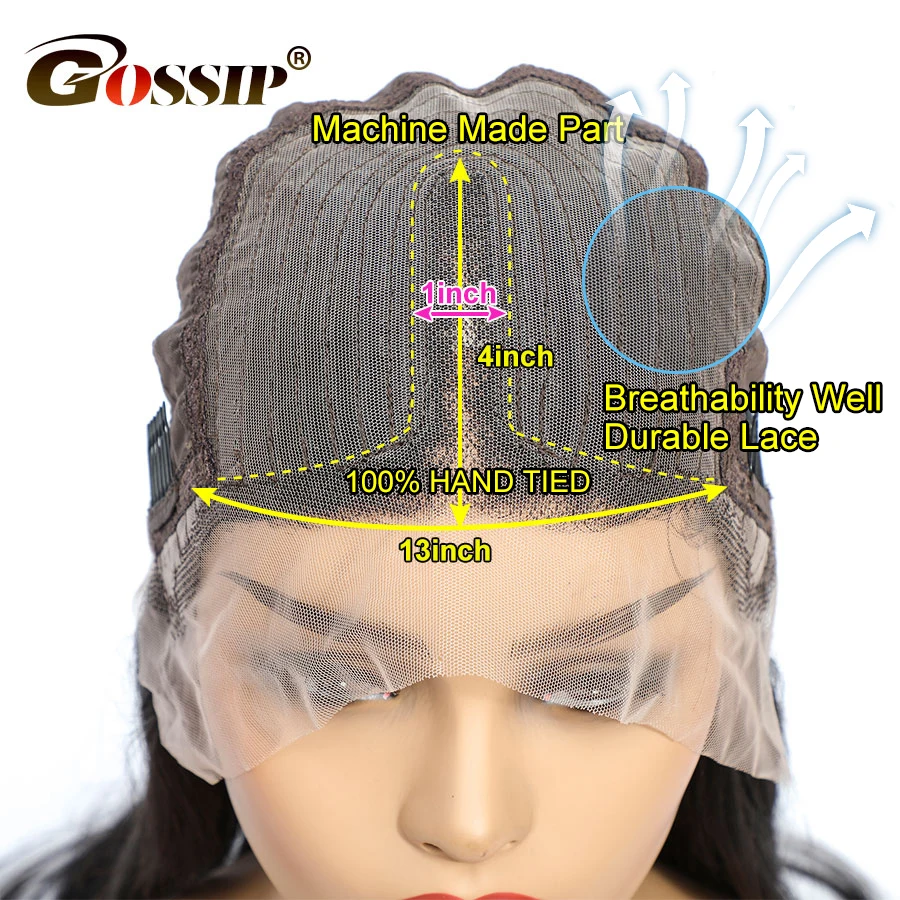 Hd Transparent Lace Frontal Wig Bone Straight Hair Lace Front Wig Human Hair Wigs For Black Women 13x4x1 T Part Lace Wig Remy