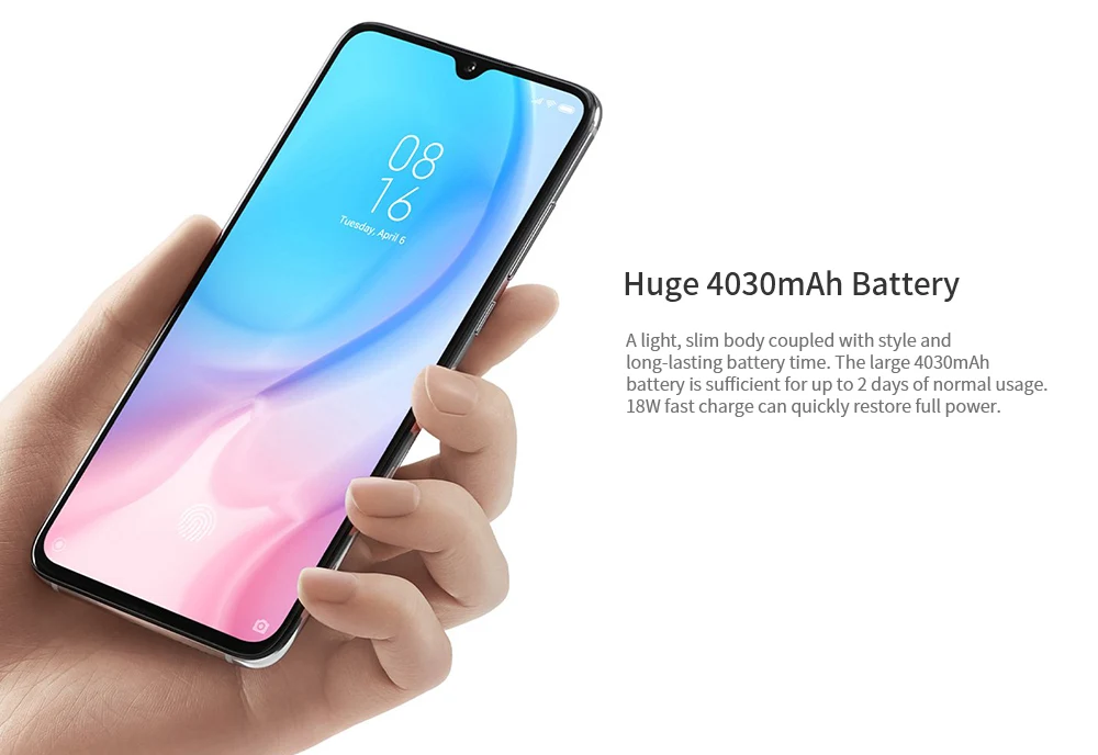 Xiaomi mi 9 Lite 4G Phablet 6,39 дюймов mi UI 10 Qualcomm Snapdragon 710 Восьмиядерный 2,2 ГГц 6 ГБ ОЗУ 64 Гб ПЗУ Мп+ Мп